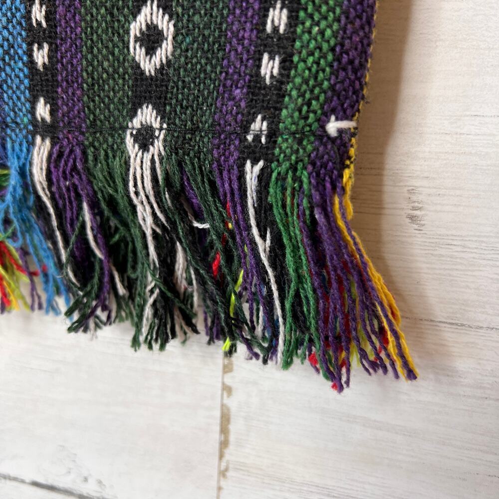 Vintage Purse Womens Tribal Boho Embroidery Tassels Beaded Hippie Shoulder Bag - Picture 13 of 16